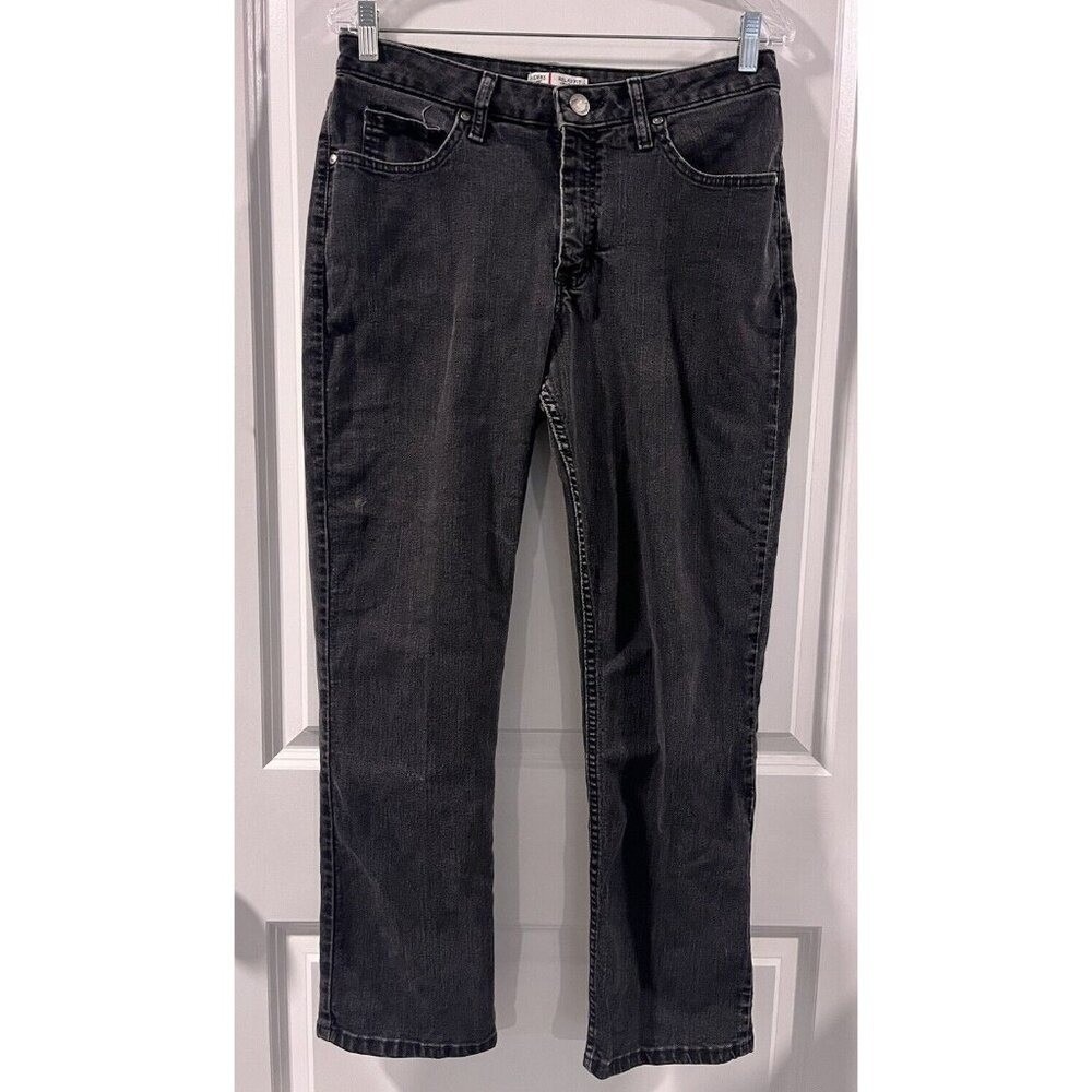 RIDER Jeans 30X29 By LEE Women's 10 Petite (Black) Relax For Straight Leg 10P